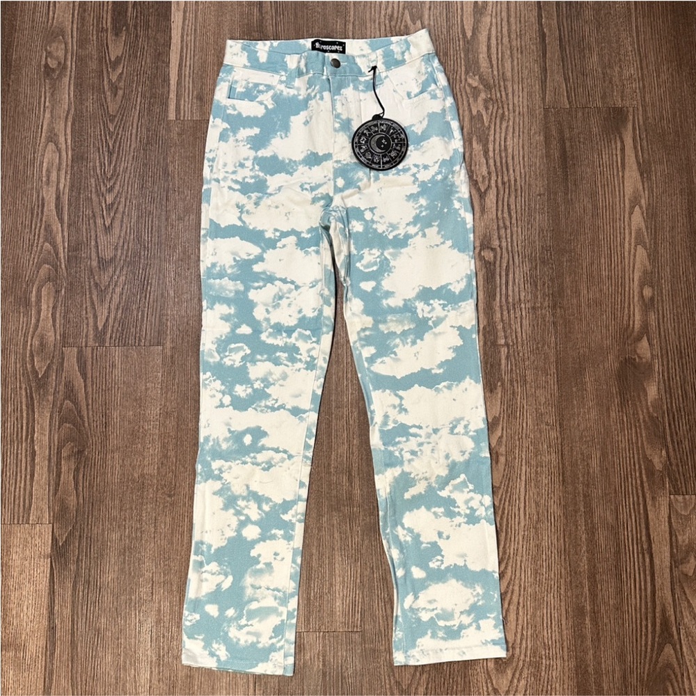 Dolls Kill Cloud Denim Pants Size Medium NWT